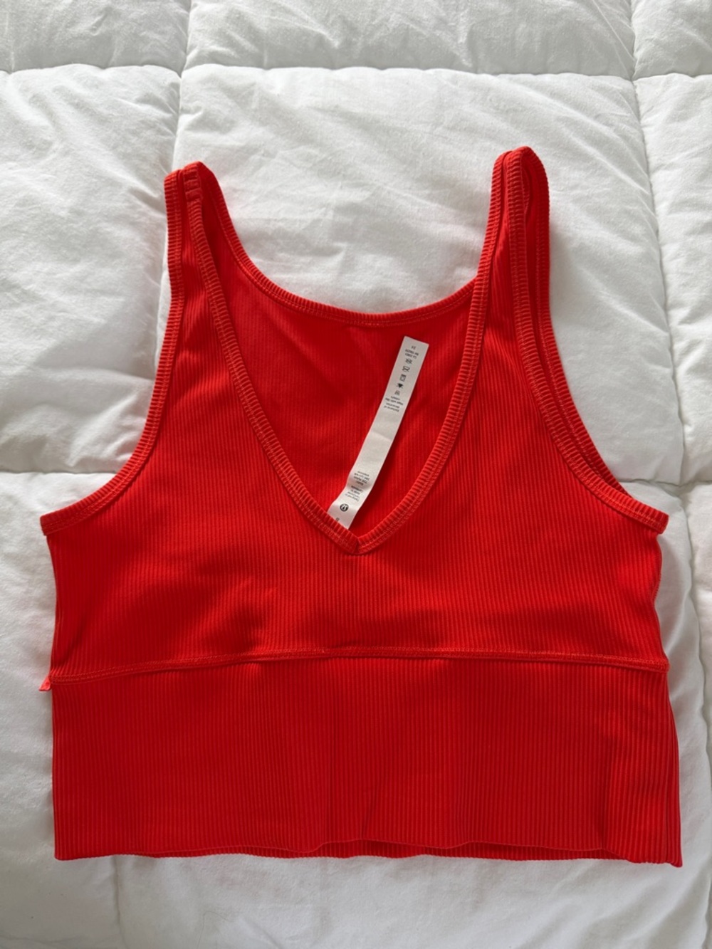 lululemon athletica Red Ribbed Muscle Tank - Picture 2 of 4